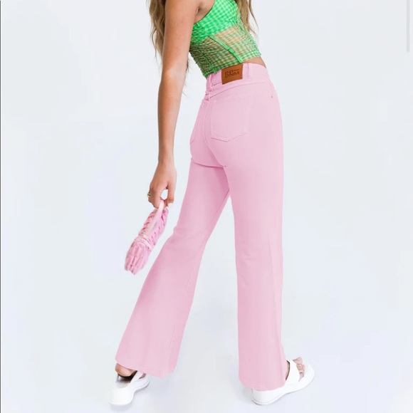 Princess Polly CASCADE JEANS PINK - Picture 2 of 6